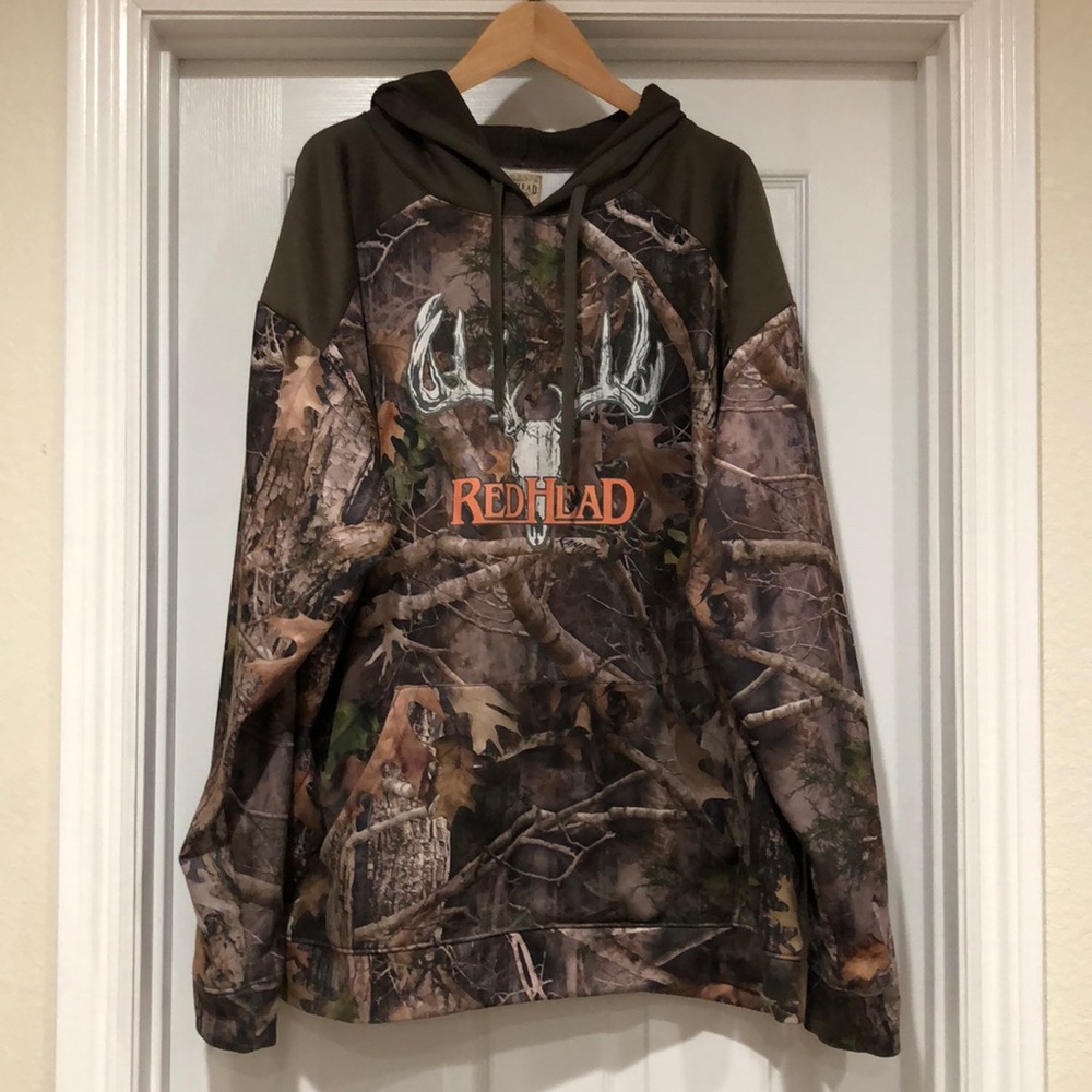 Red Head Camouflage Sweatshirt